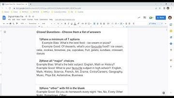 TYPED Making Unbiased Surveys