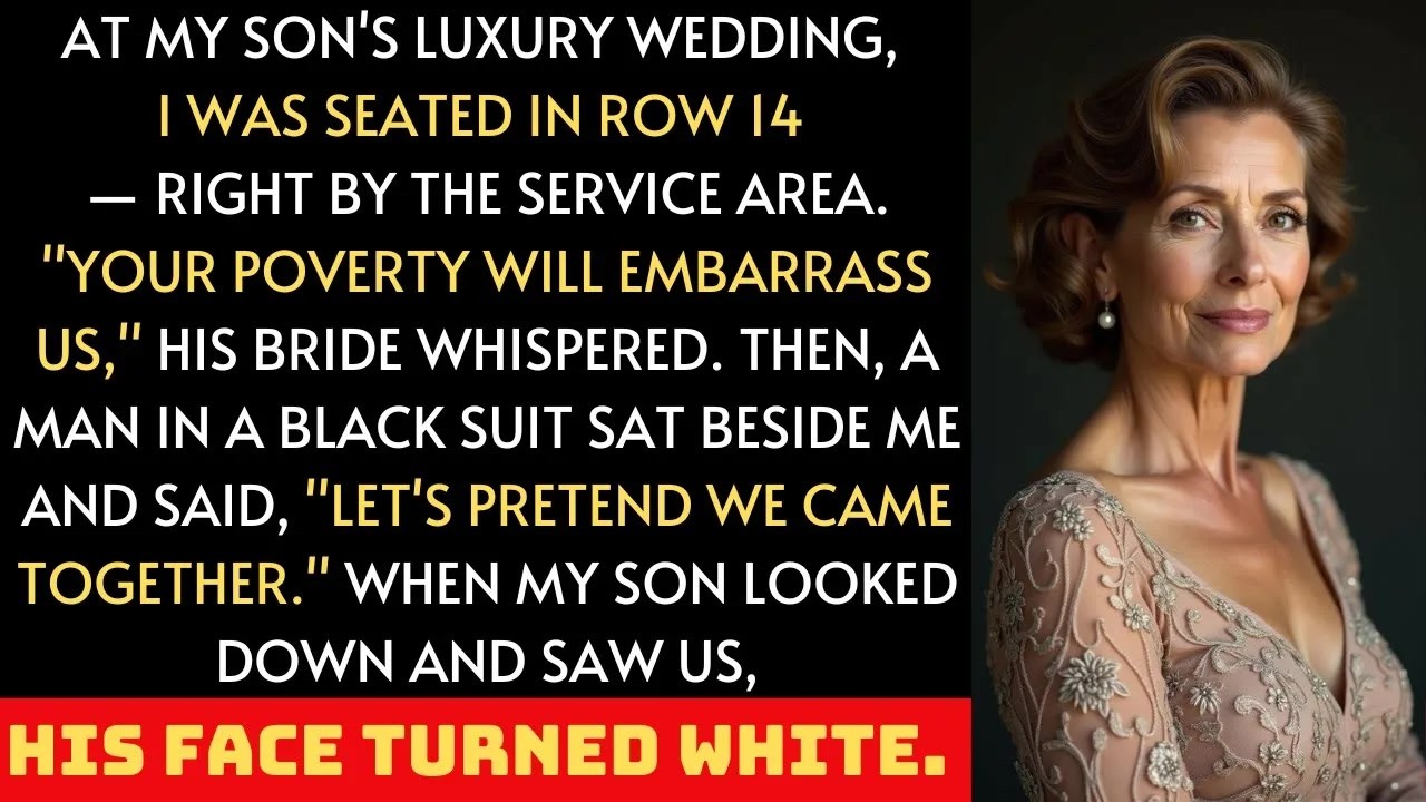I Was Placed Near The Service Area At My Son’s Wedding—He Went Pale When He Saw Who Sat With Me
