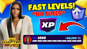 *NO TIMER* Fortnite XP MAP to LEVEL UP FAST in Chapter 7! (WORKS after CREATIVE XP DISABLED)