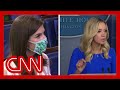 CNN reporter has tense exchange with McEnany over Proud Boys
