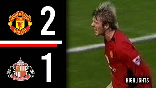 Manchester United v Sunderland | Highlights | 2002/2003