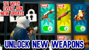 How To Get NEW Gingerbread SMG in 1vs1 with every gun Fortnite