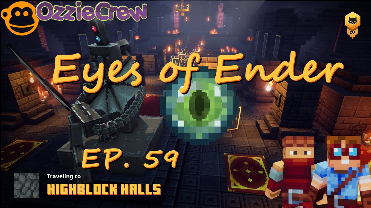 MC Dungeons EP59 Eyes of Ender 5 Highblock Halls YouTube