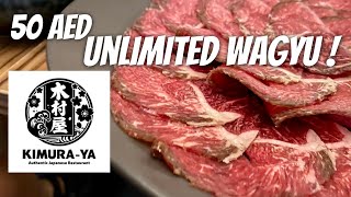 50 Dirhams Unlimited Wagyu Beef | Kimura - Ya Restaurant | Food Review | Danry Santos