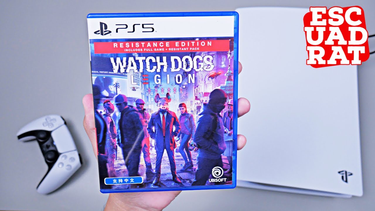 Watch Dogs Legion Resistance Edition PS5, распаковка и геймплей PlayStation 5
