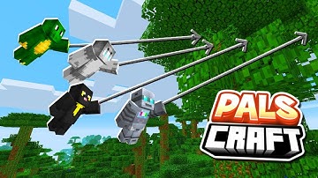 CAPTURE THE FLAG (Grappling Hook & Pals Mod) CHALLENGE! | PalsCraft #20