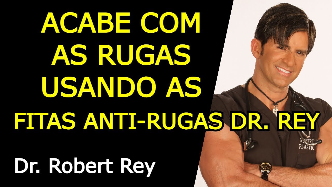 ACABE COM AS RUGAS USANDO AS FITAS ANTI-RUGAS DR. REY 