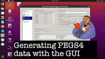 Generating PEGS4 data with the GUI