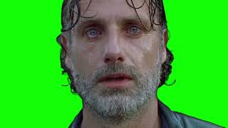 Rick Grimes Looks Distraught The Walking Dead Green Screen