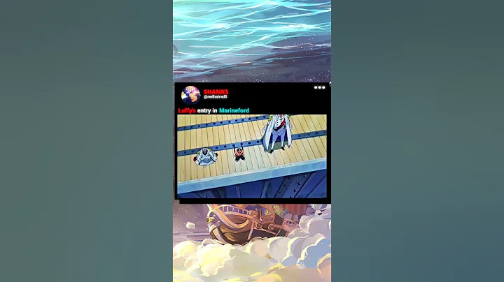 Luffy's entry in Marineford!!