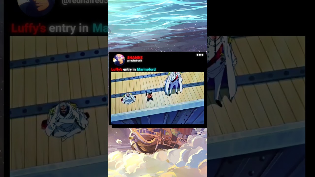 Luffy's entry in Marineford!!