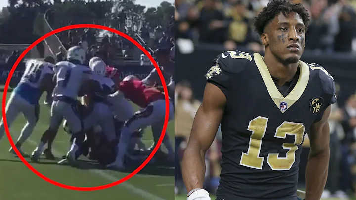 Michael Thomas PUNCHES Teammate in Practice
