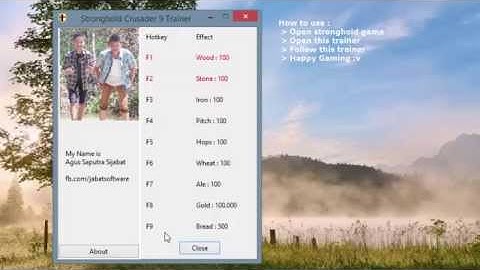 Stronghold Crusader Trainer