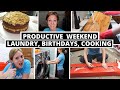 MOM OF 4 *NEW* GET IT ALL DONE PRODUCTIVE WEEKEND | COOK & CLEAN WITH ME 2021