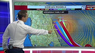 8 a.m. Monday advisory for Hurricane Dorian