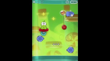 Cut the Rope Experiments 3-8 Walkthrough Sticky Steps