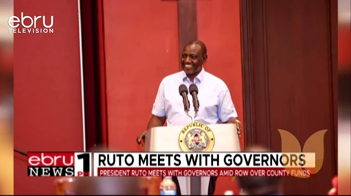 President Ruto Meets With Governors Amid Row Over County Funds