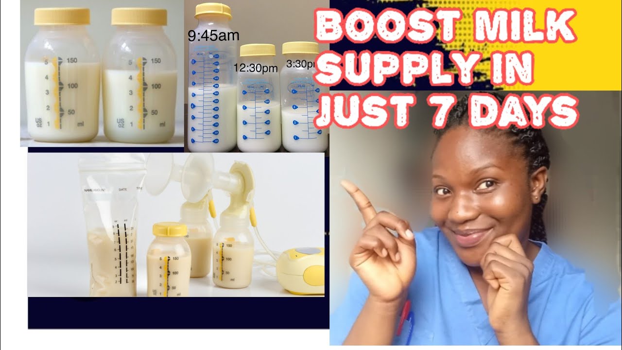 How To Boost breast milk supply Naturally/Foods that increases milk ...