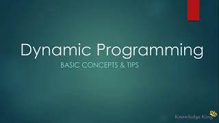 Dynamic Programming Explanation With Examples Knowledge King