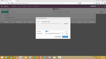 [Odoo 10]  Lec 14 : Sales Reporting