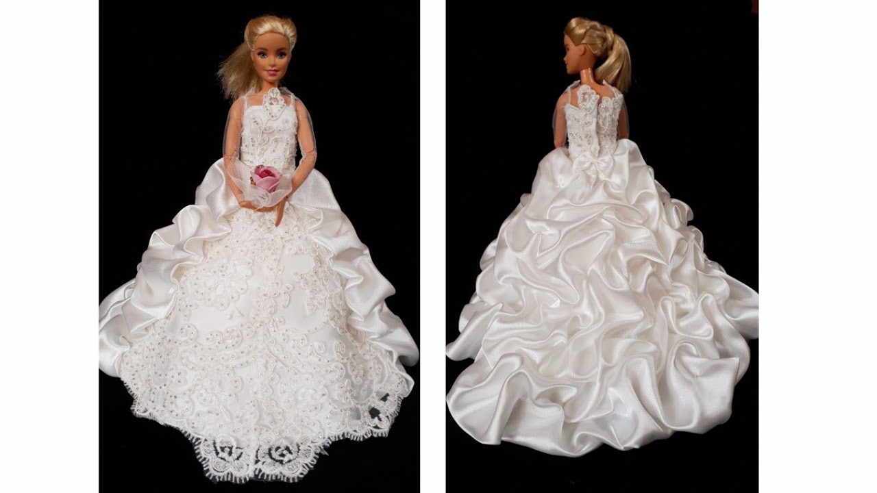barbie ye gelinlik dikiyoruz 2 bolum youtube wedding dresses doll clothes barbie