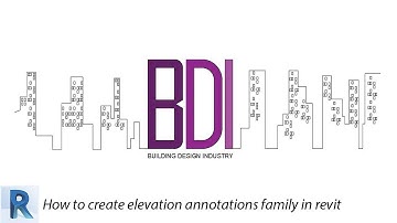 How to create elevation annotations family in Revit