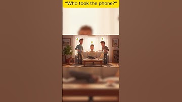 can you find who stole the phone? 🤔 | 10-second mystery short riddle #mysteryriddles #shorts riddle