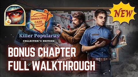 Unsolved Case 5: Killer Popularity Extra Chapter F2P Full Walkthrough