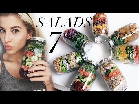 Meal Prep With Me: 7 Mason Jar Salads