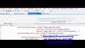 Visual Basic 2012 WPF Datenbank programmieren von Selzer-McKenzie SelMcKenzie