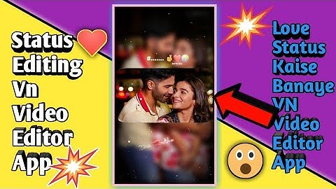 Vn Video Editor | Lo-fi Remix Status Video Editing Vn App | VN App Se Editing Kaise Kare