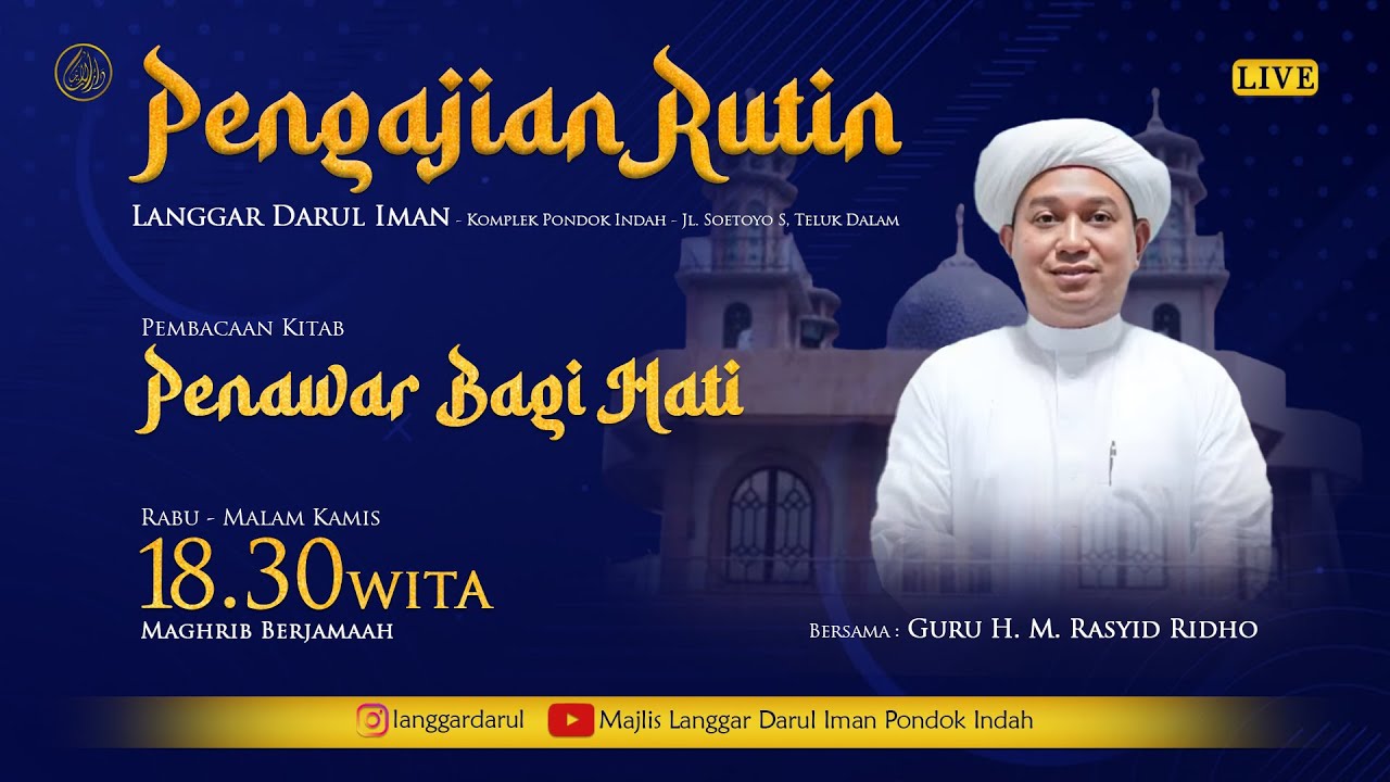 Pengajian Rutin langgar Darul Iman Bersama Guru H.Muhammad Rasyid Ridha 24 Desember 2025