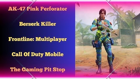 Frontline: Multiplayer | AK-47 Pink Perforator | Call Of Duty Mobile | CODM | The Gaming Pit Stop