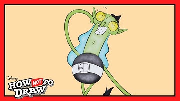 Kiff Cartoon Comes to Life! 🖌| How NOT To Draw: Helen & Principal Secretary |@disneychannelanimation