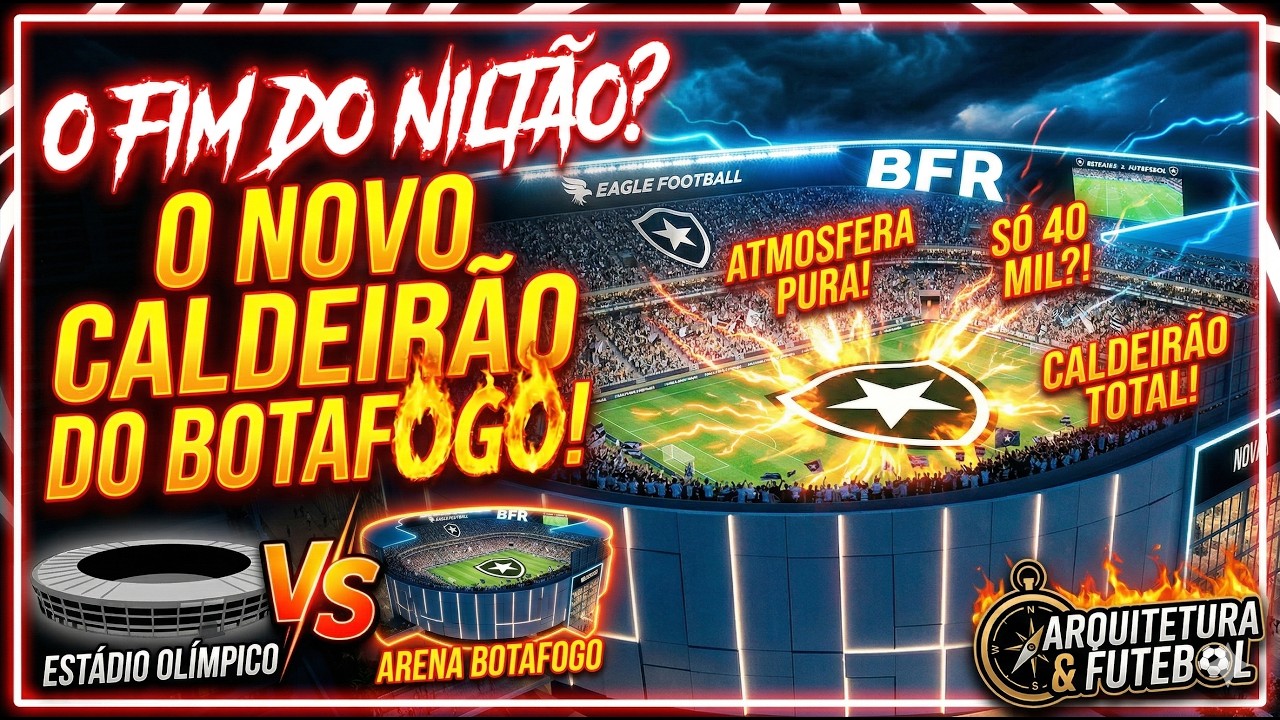 O NOVO ESTÁDIO DO BOTAFOGO VAI CHOCAR O FUTEBOL BRASILEIRO!