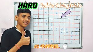 How to Solve HARD Sudoku Puzzle 🧩 | Hard Sudoku Solving Tricks 🔥 | IQ Level Game 🎯 screenshot 5