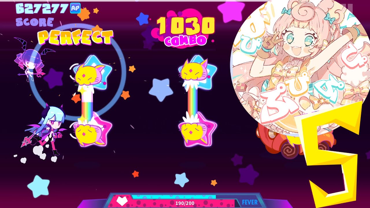 【Muse Dash】 ★10 ぱぴぷぴぷぴぱ (파피푸피푸피파) 779532점 수동피버 All Perfect #1