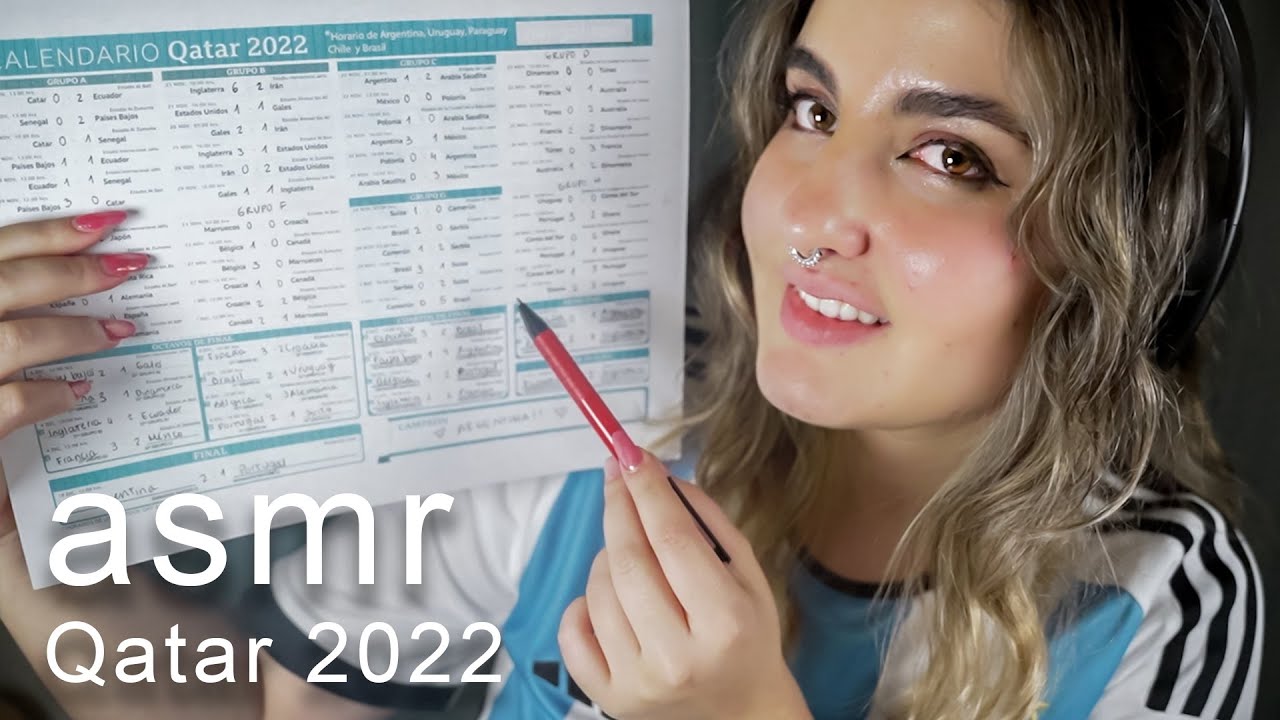 ASMR Predicciones MUNDIAL QATAR 2022 FIFA Ale ASMR Susurros Relajantes español