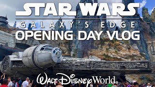 Galaxys Edge Opening Day Vlog! - Disneys Hollywood Studios