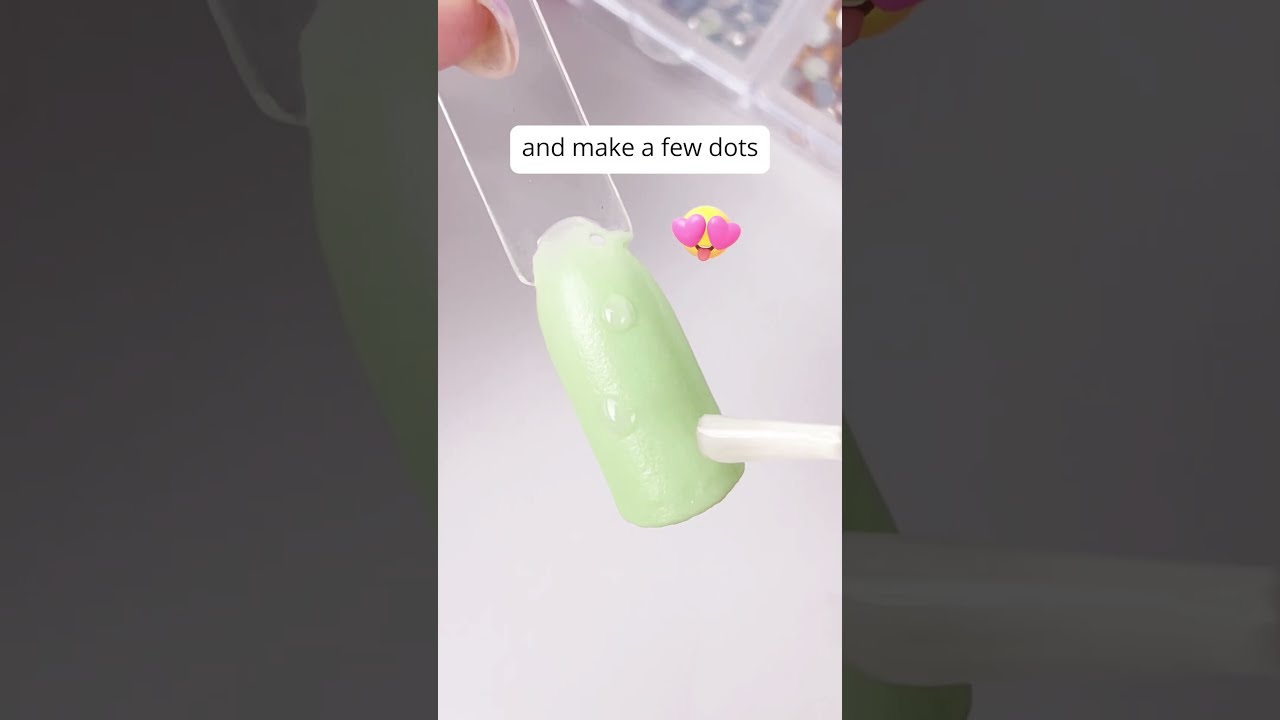 How To Apply Rhinestones On A DipMe Manicure Step By
