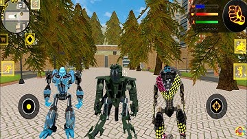 Süper Kahraman Robot Köpekbalığı - Robot Shark 2 Three Robot Skins by Naxeex #20 - Android Gameplay