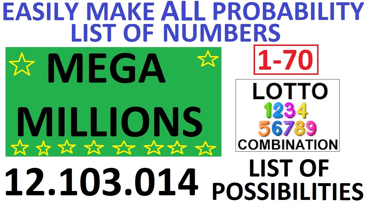 USA Mega Millions Lotto draw numbers all combination YouTube