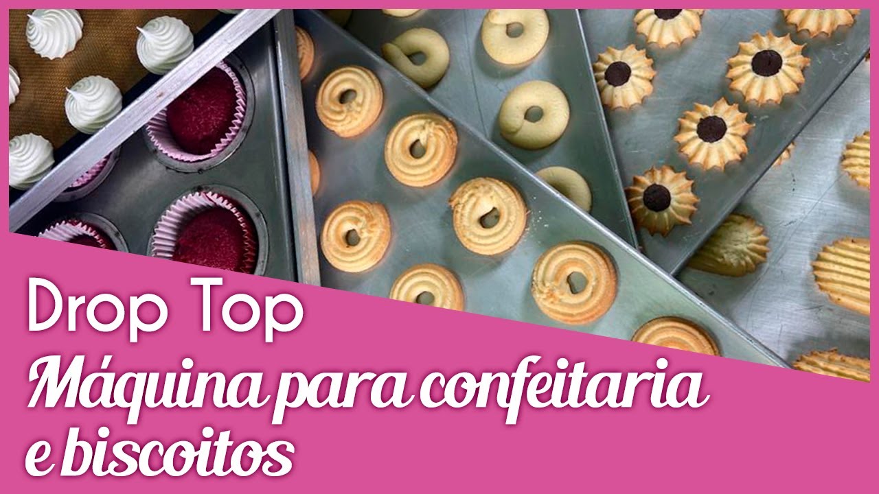 MÁQUINA PARA CONFEITARIA E BISCOITOS DROP TOP BRALYX