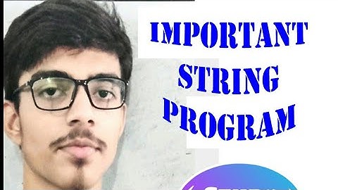 STRING MANIPULATION IN JAVA ICSE CLASS 10 COMPUTER. IMPORTANT STRING PROGRAMS IN JAVA || IMPORTANT |