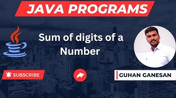 💥Sum of digits of a Number ☕ Java Interview Programs 👨‍🎓Campus Interview Programs 🎁👩‍🏫Java Jobs