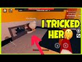 I TRICKED HER!- Flee The Facility- Roblox