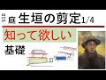 510 生垣の剪定1/4 基礎 Hedge pruning 1/4 (basic) miki3の庭木の剪定講座
