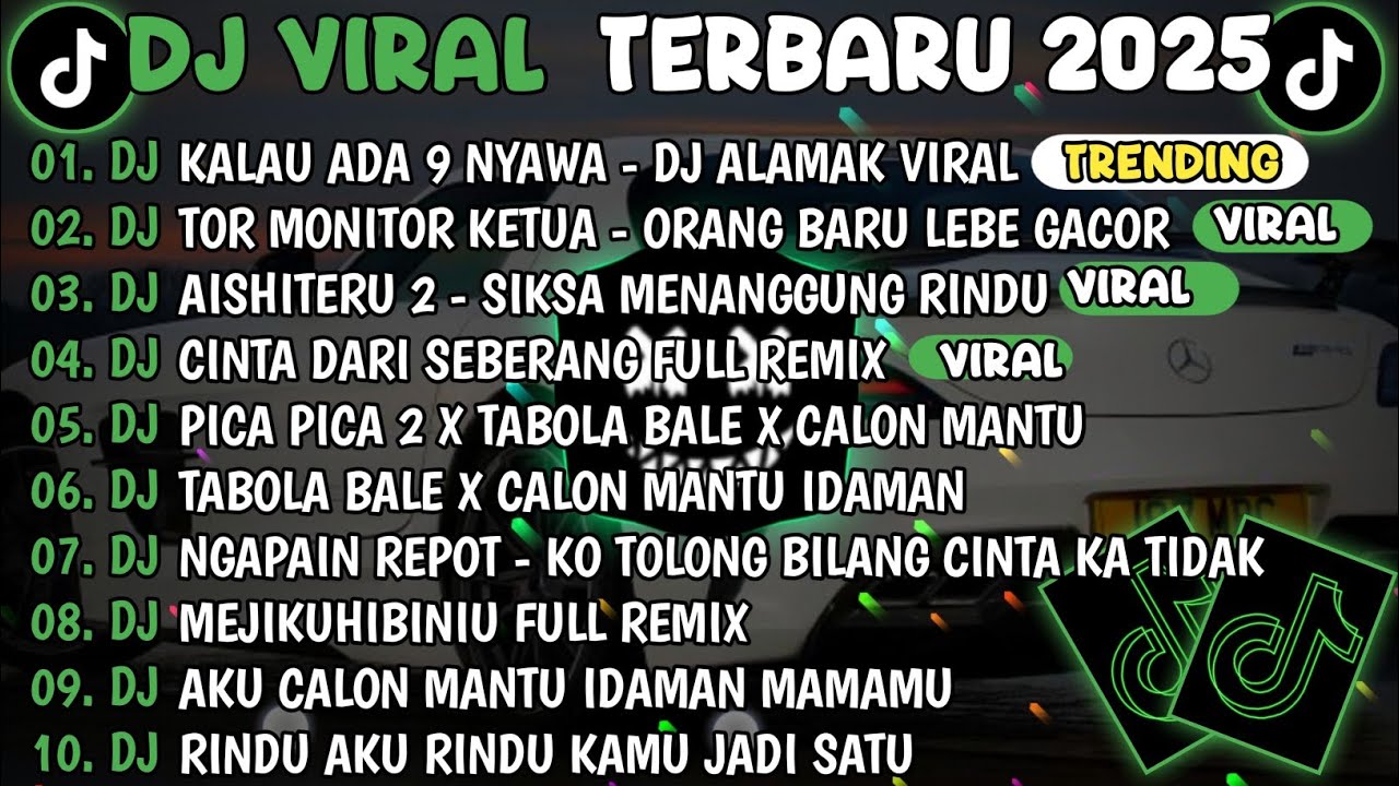 DJ TIKTOK TERBARU 2025🎵DJ KALAU ADA 9 NYAWA - DJ ALAMAK🎵DJ TOR MONITOR KETUA - ORANG BARU LEBE GACOR