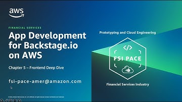 App Development for Backstage.io on AWS - Chapter 4 Frontend | Amazon Web Services