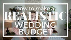 A REALISTIC Wedding Budget 